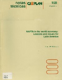 Imagen de la cubierta de Nafta in the world economy: