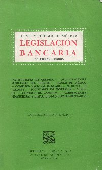 Imagen de la cubierta de Legislación Bancaria.