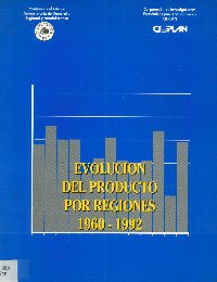 Imagen de la cubierta de Evolución del producto por regiones 1960-1992