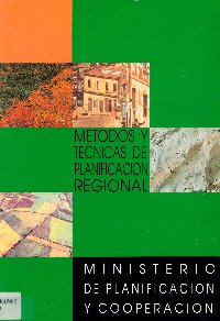 Imagen de la cubierta de Metodos y técnicas de planificación regional