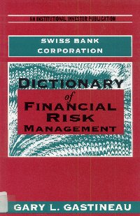 Imagen de la cubierta de Dictionary of financial risk management