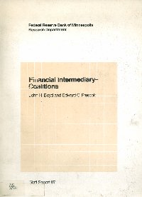 Imagen de la cubierta de Financial intermediary-coalitions