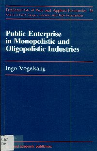 Imagen de la cubierta de Public enterprise in monopolistic and oligopolistic industries