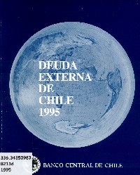 Imagen de la cubierta de Deuda externa de Chile 1995