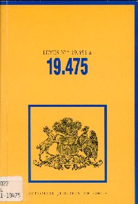 Imagen de la cubierta de Leyes Nº 19.451 a 19.475