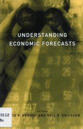 Imagen de la cubierta de Understanding economic forecasts