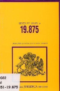 Imagen de la cubierta de Leyes N°19851-19875.