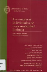 Imagen de la cubierta de Las empresas individuales de responsabilidad limitada.