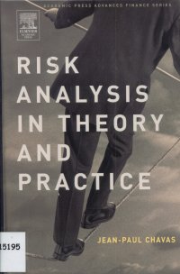 Imagen de la cubierta de Risk analysis in theory and practice