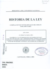 Imagen de la cubierta de Historia de la ley. Compilación de textos oficiales del debate parlamentario. Ley 19.769 (D. Oficial, 7 noviembre, 2001).