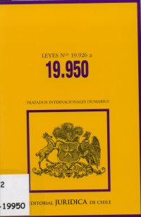 Imagen de la cubierta de Leyes N°19926-19950.