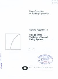 Imagen de la cubierta de Studies on the validation of internal rating system