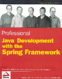 Imagen de la cubierta de Professional Java development with the Spring Framework