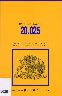 Imagen de la cubierta de Leyes Nº 20.000 a 20.025