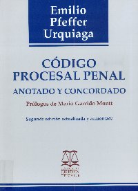 Imagen de la cubierta de Código procesal penal