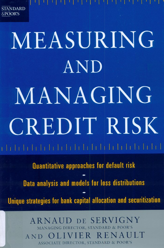 Imagen de la cubierta de Measuring and managing credit risk
