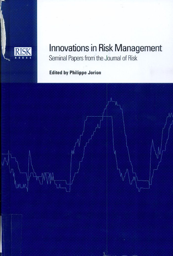 Imagen de la cubierta de Innovations in risk management: Seminal papers from The Journal of Risk