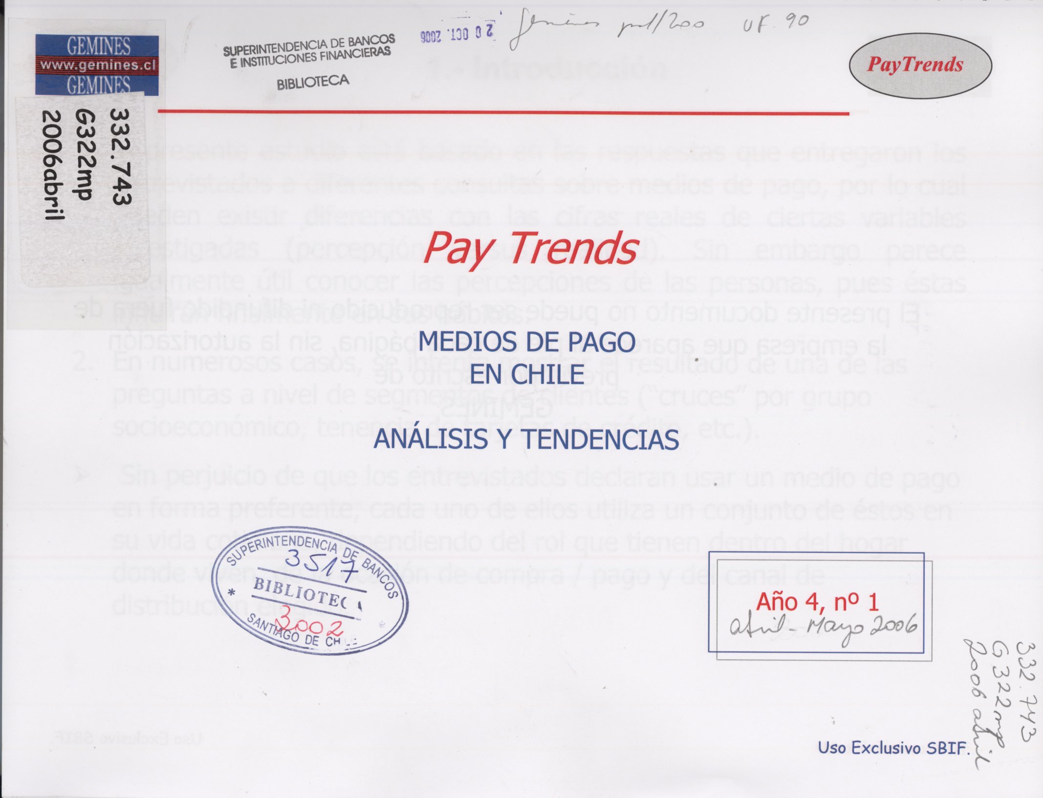 Imagen de la cubierta de Medios de pago en Chile. Pay Trends.