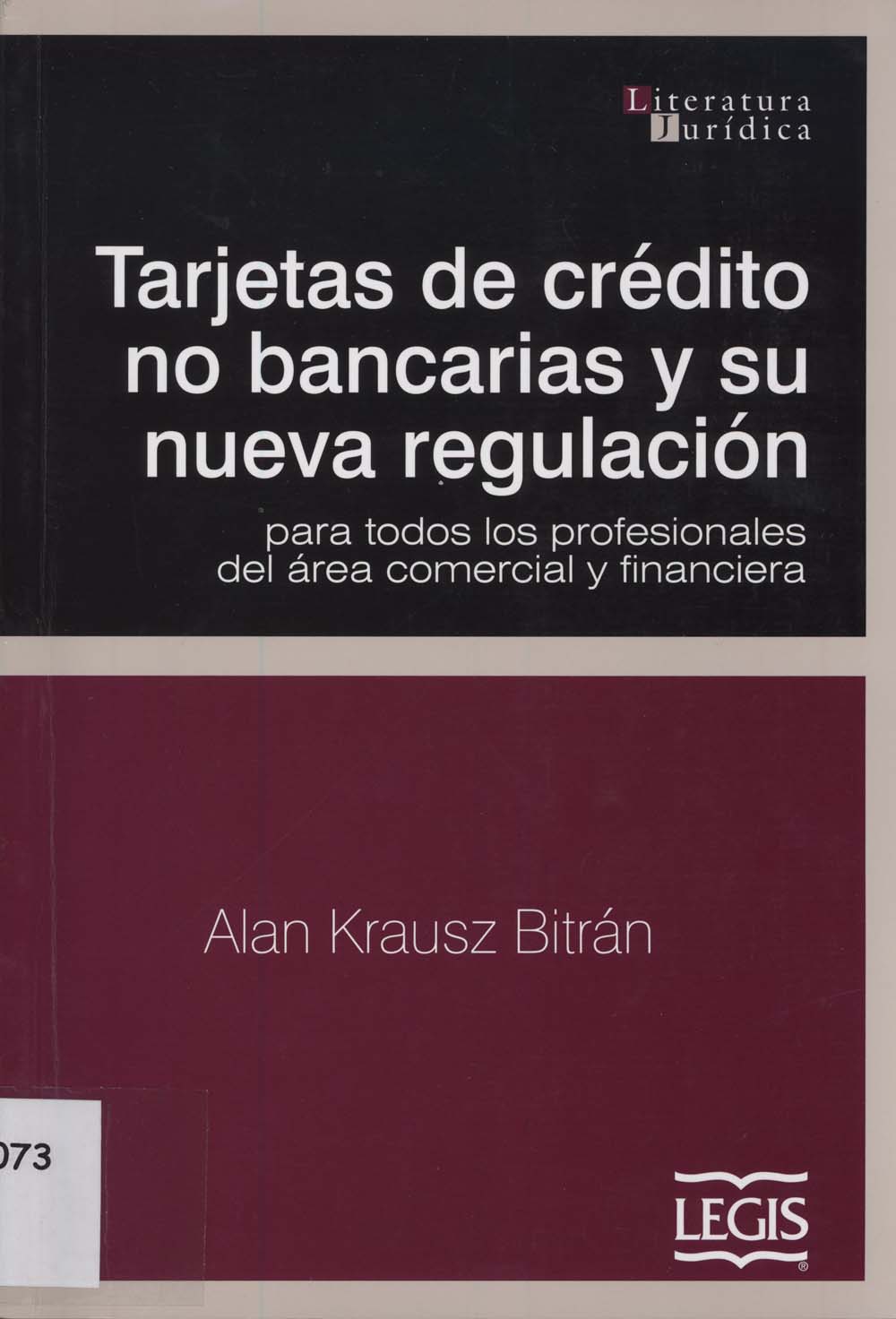 Imagen de la cubierta de Tarjetas de crédito no bancarias y su nueva regulación.