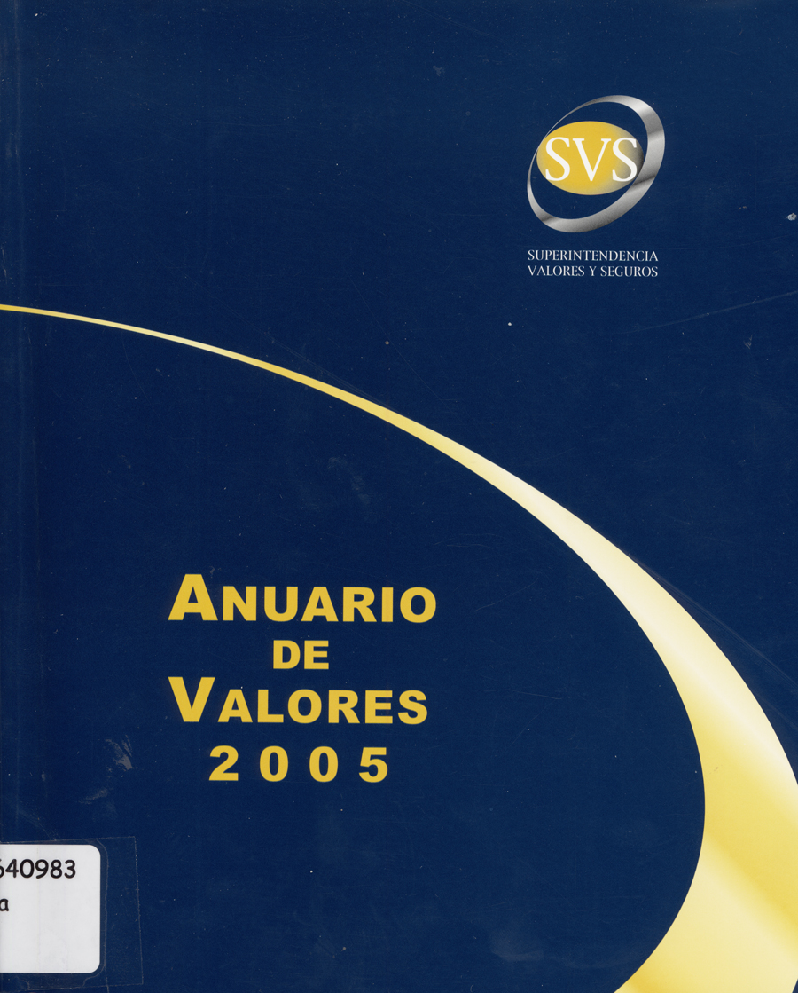 Imagen de la cubierta de Anuario de valores. 2005