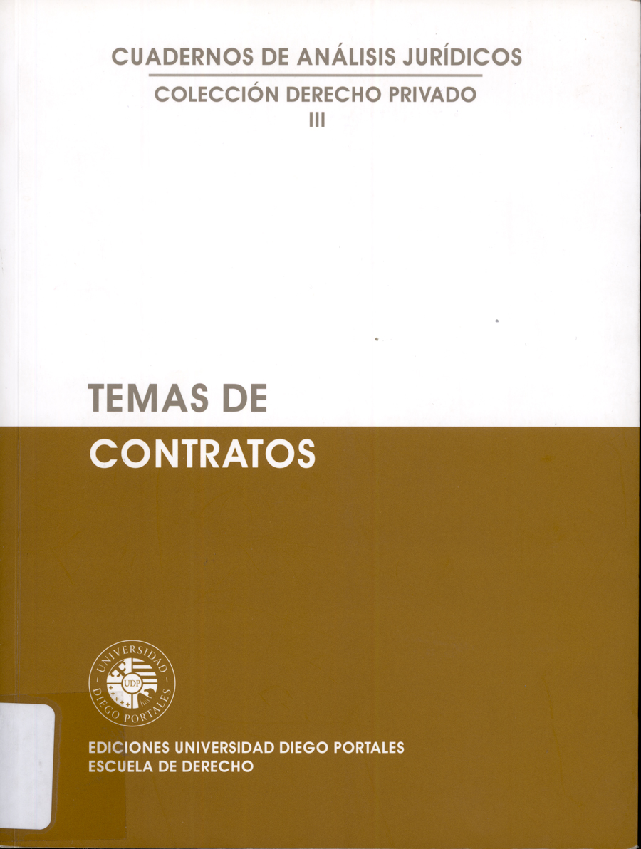 Imagen de la cubierta de Temas de contratos