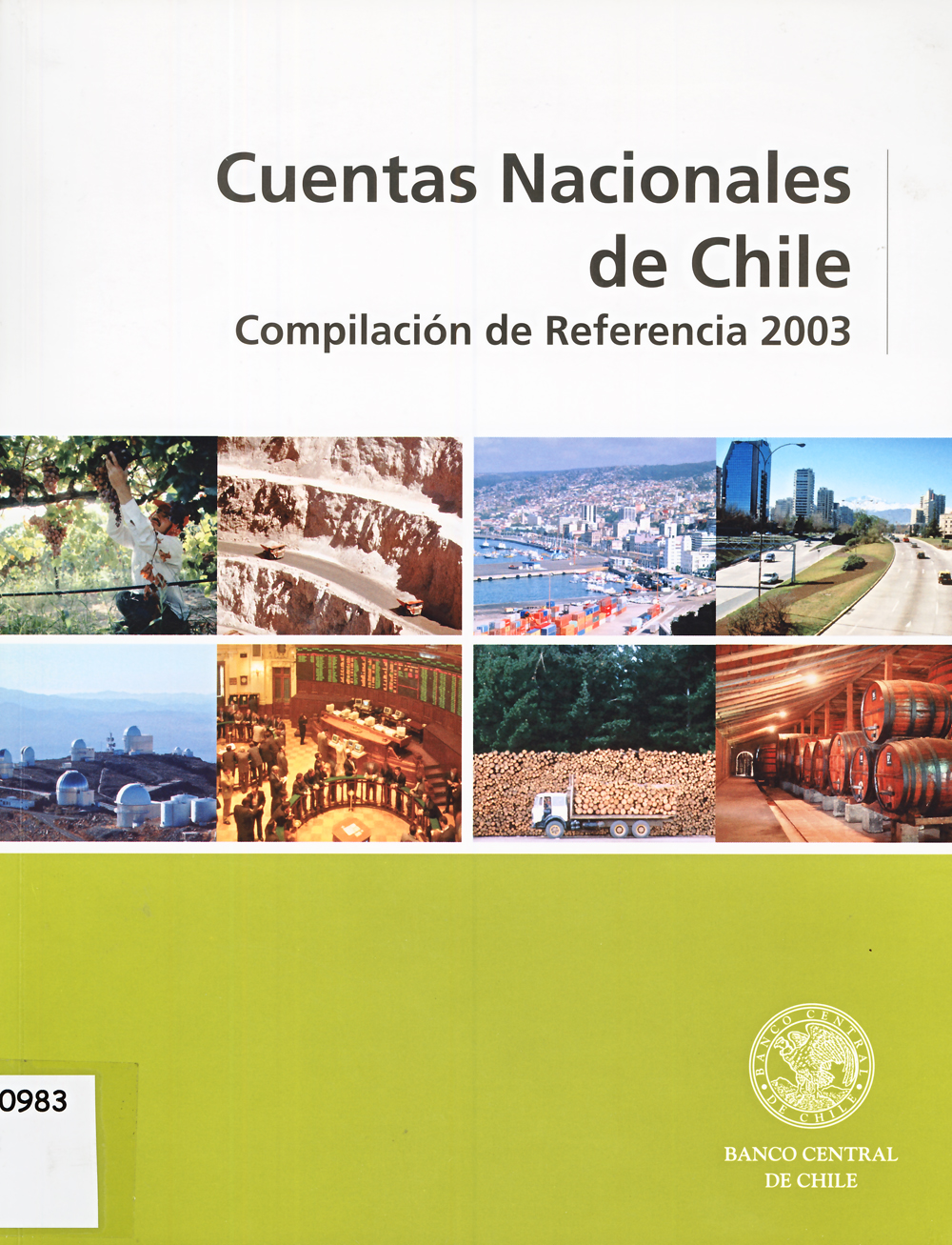 Imagen de la cubierta de Cuentas Nacionales de Chile