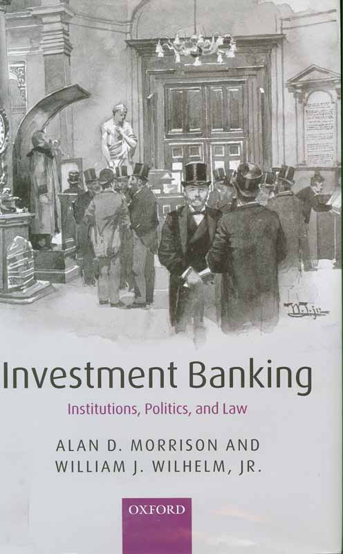 Imagen de la cubierta de Investment banking : institutions, politics, and law