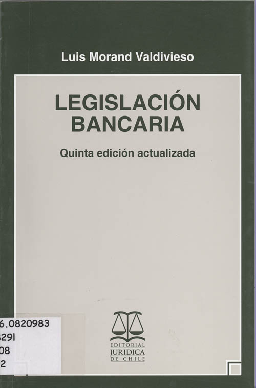 Imagen de la cubierta de Legislación bancaria