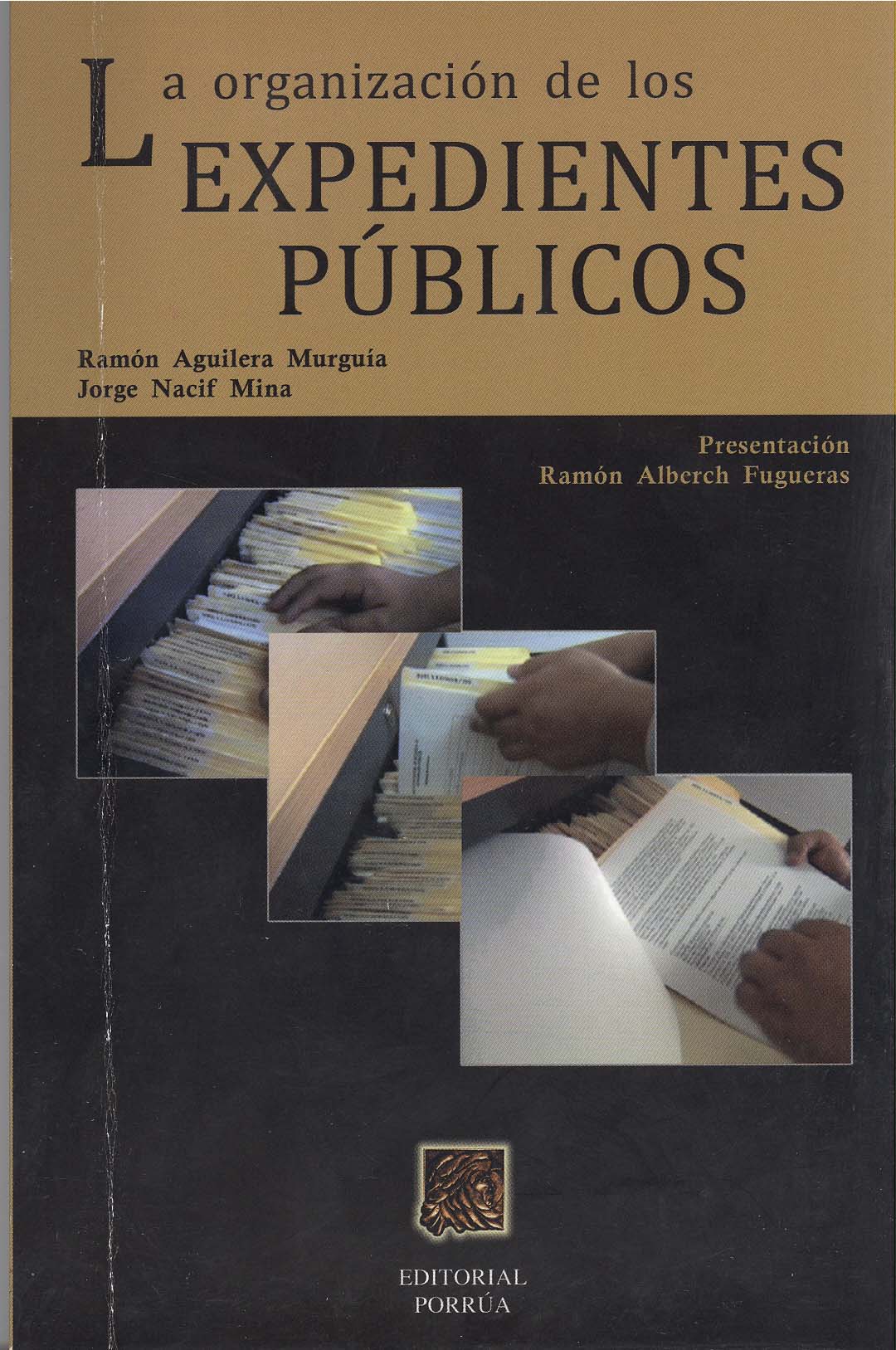 Imagen de la cubierta de La organización de los expedientes públicos