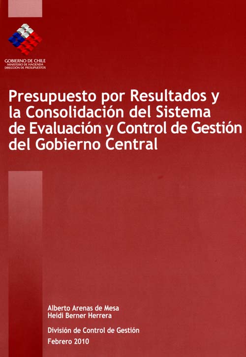 Imagen de la cubierta de Presupuesto por resultados y la consolidación del sistema de evaluacion y control de gestión del Gobierno Central