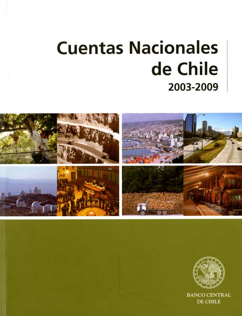 Imagen de la cubierta de Cuentas nacionales de Chile 2003-2009