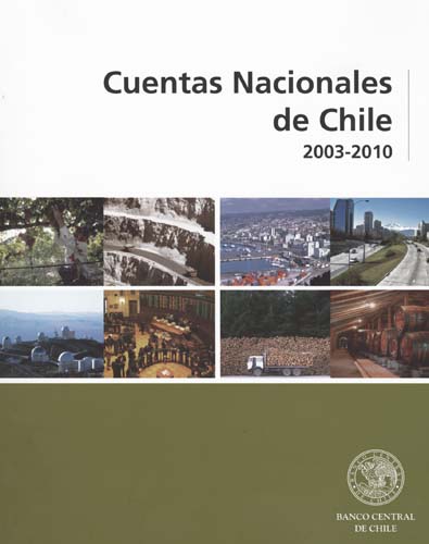 Imagen de la cubierta de Cuentas nacionales de Chile 2003-2010