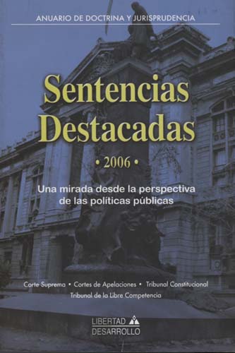 Imagen de la cubierta de Anuario de doctrina y jurisprudencia. Sentencias destacadas 2006