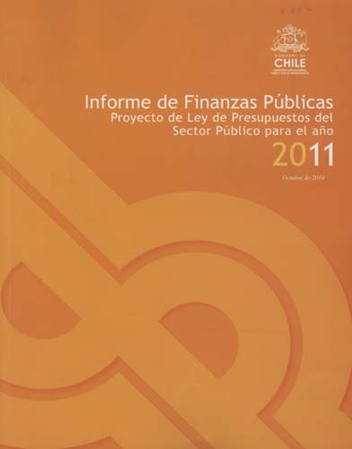 Imagen de la cubierta de Informe de finanzas públicas.