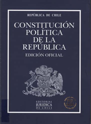 Imagen de la cubierta de Constitución política de la República de Chile