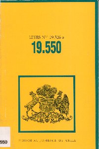 Imagen de la cubierta de Leyes N°19.526 a 19.550.