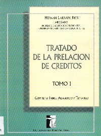 Imagen de la cubierta de Tratado de la prelación de créditos