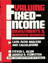 Imagen de la cubierta de Valuing fixed-income investments and derivate securities