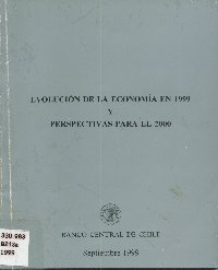 Imagen de la cubierta de Evolución de la economía en 1999 y perspectivas para 2000