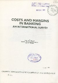 Imagen de la cubierta de Costs and margins in banking.