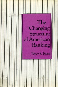 Imagen de la cubierta de The changing structure of american banking