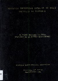 Imagen de la cubierta de El riesgo bancario en chile: