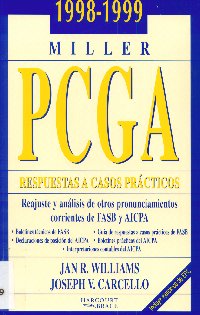 Imagen de la cubierta de Guía Miller de PCGA 1998-1999