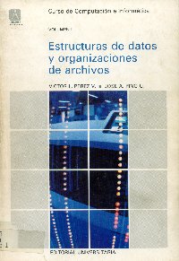 Imagen de la cubierta de Estructuras de datos y organizaciones de archivos