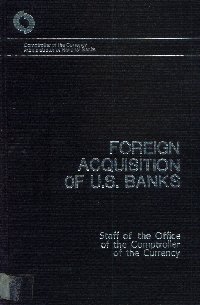 Imagen de la cubierta de Foreign acquisition of U.S. banks