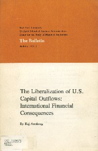 Imagen de la cubierta de The liberalization of U.S. capital outflows: