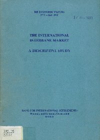 Imagen de la cubierta de The international interbank market.