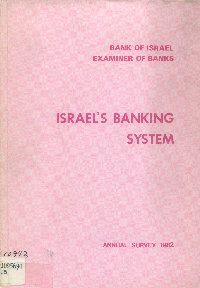 Imagen de la cubierta de Israel's banking system.