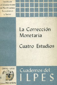 Imagen de la cubierta de La corrección monetaria.