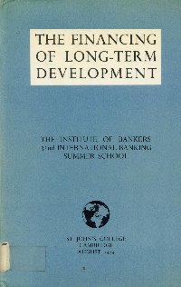 Imagen de la cubierta de The financing of long-term development